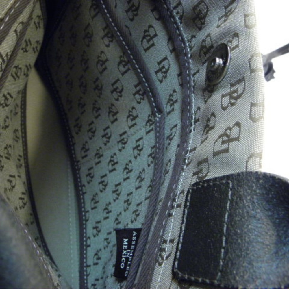 Dooney & Bourke Beige Canvas Leather Satchel - Picture 8 of 8